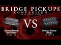 Seymour Duncan BLACK WINTER vs NAZGUL - Passive Bridge Pickup Guitar Tone Comparison Demo