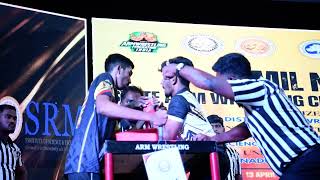 Kishore Chengalpattu Right Arm wrestling Bout #armwrestling #gym #india #motivation #propanjaleague