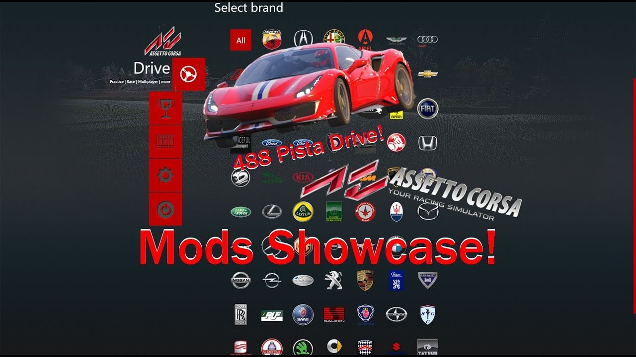 Showcasing All My Assetto Corsa Mods Plus Ferrari 488 Pista