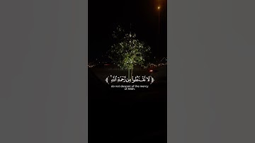 قرآن الكريم سورة الزمر القارئ محمد اللحيدان(٥٢-٥٣)لا حول ولا قوة الا بالله|