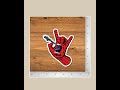 Santa Cruz Skateboards 5" Screaming Hand Spider-Man Skate Vinyl Sticker 2 pack