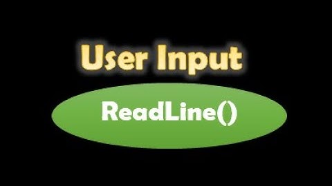 6. User Input in C# _  ReadLine _ Its Explicit casting إدخال المستخدم قيمة واستقبالها في متغير