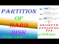 how to create partitions of hard disk in windows 10 | Hard disk partition