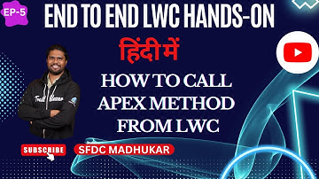 How to call Apex Method from LWC | Apex method in LWC | lwc salesforce tutorial #salesforce #lwc