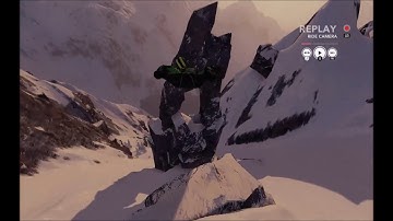 cave shot wingsuit run [STEEP open beta]