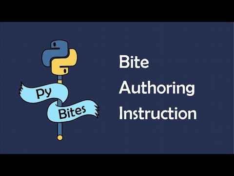 How to author a Bite exercise for the PyBites platform