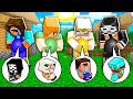 BABY BORN SWAP CHALLENGE! Minecraft NOOB vs PRO! 100% TROLLING HACKER GOD FAMILY KID CHILD EXCHANGE