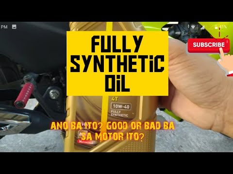 Video: Mabuti ba ang synthetic oil para sa mga motorsiklo?