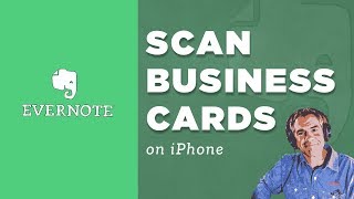 Evernote: How to Scan Business Cards using iPhone screenshot 4