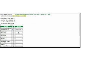 Enter Attendance in Open Admin