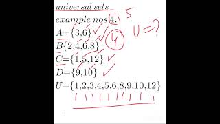 universal set ex5