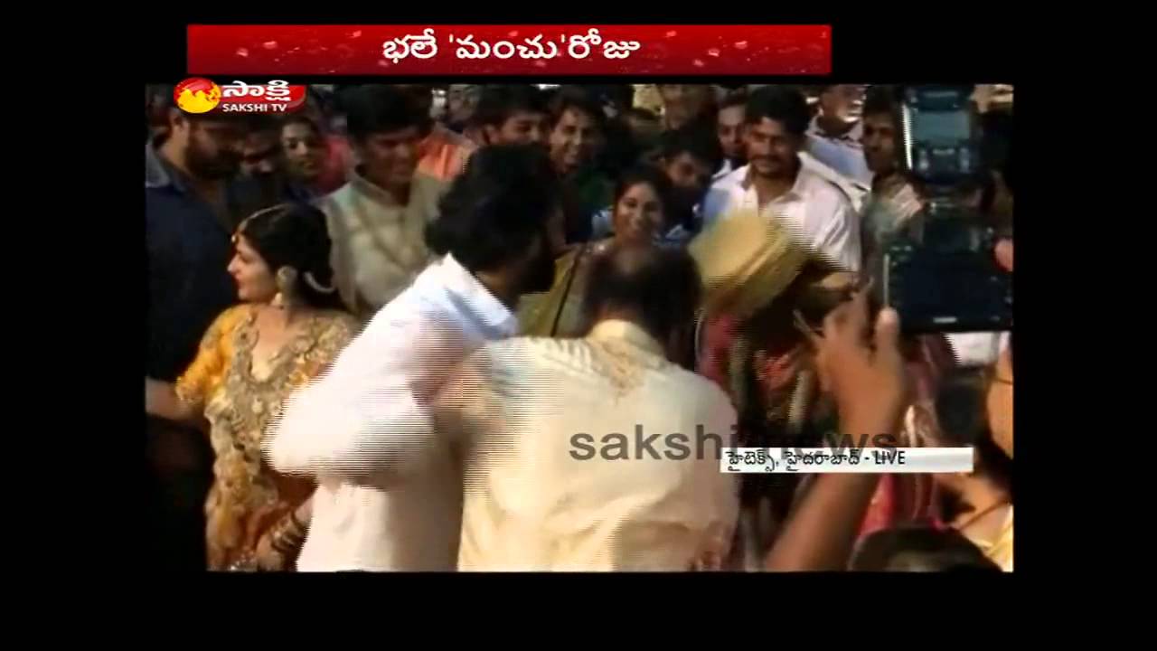 Prabhas attend Manchu manoj marriage