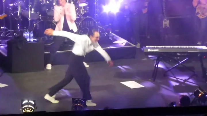 Sparks Ron Mael does his dance. O2 Kentish Town Fo...
