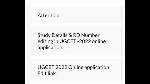 KCET- 2022 KEA RD NUMBER AND STUDY DETAILS EDIT LINK RELEASED!!!!!