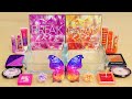 Spring Slime ASMR Compilation - Mixing Makeup and Eyeshadow Into Satisfying Slime