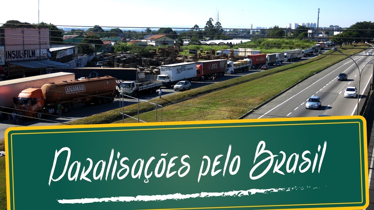 Paralisações de caminhoneiros pelo Brasil