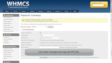 WHMCS Configuring Payment Gateways 2