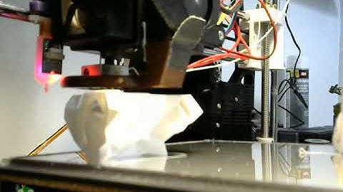 Low-Poly T-Rex Skull - Printed Sequentially