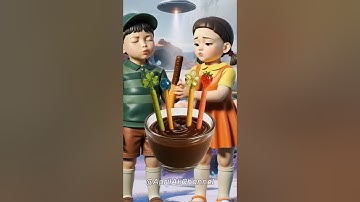 Squid Game AI Korean Snack ASMR #squidgame #squidgame2 #ai #asmr