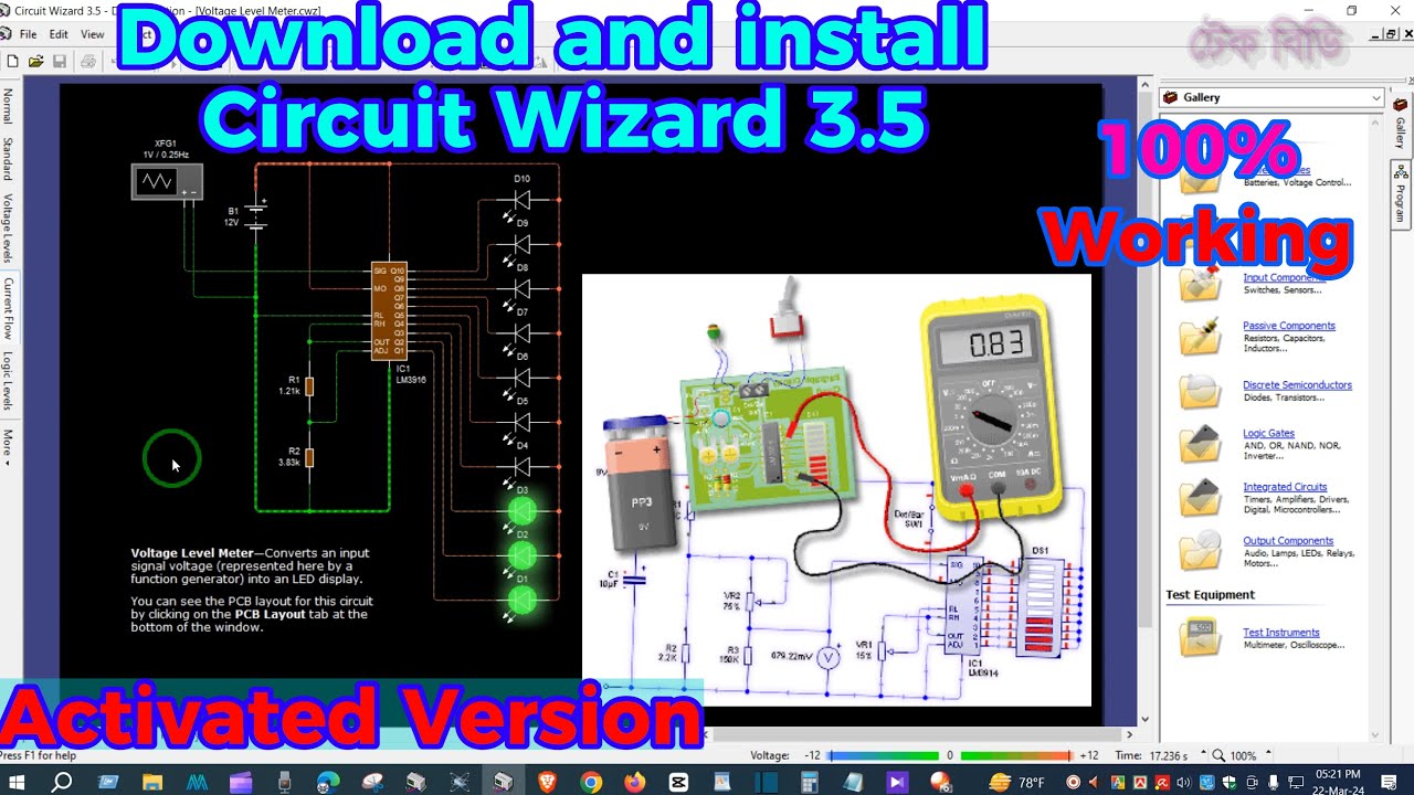 How to download and install circuit wizard 3.5 Version | Educational ...