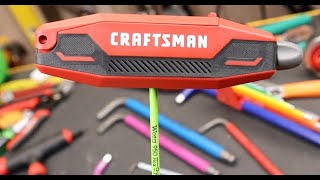$7 Craftsman Universal L-to-T-Handle converts 2-8mm L Hex to T Handles. Double your hexes with this!