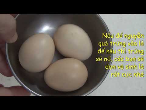 Video: Cách Luộc Trứng Trong Lò Vi Sóng