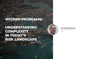 Dr David Rubens - ISRM Wicked Problems Summit 2023