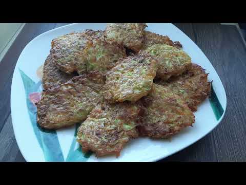 Очень вкусные овощные оладьи. Капуста, морковь, кабачок.