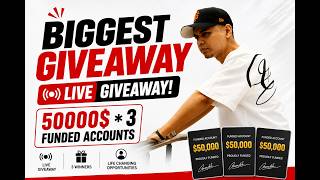 50000$ *3 FUNDED GIVEAWAY LIVE