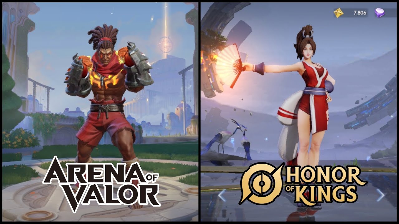Hero Comparison : Raz X Mai Shiranui | AOV X HOK - YouTube