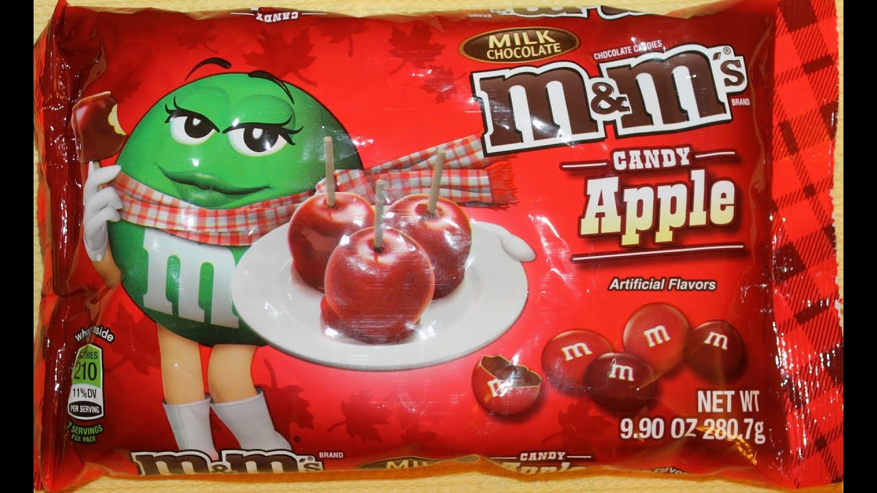Candy Apple M&M's Taste Test & Review YouTube