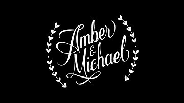 Custom rotating digital gobo monogram projection with hearts by Projectorgram