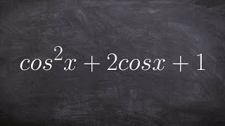 Simplifying a trigonometric expression by factoring