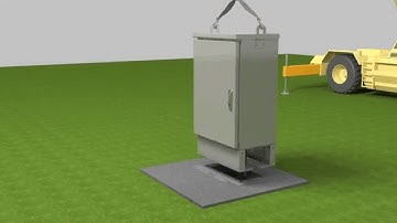 FDH3000 Step 3B Mounting the Cabinet on a Concrete Pad Mount Training Video