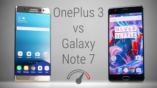 Galaxy Note 7 Vs Oneplus 3 Speedtest - Flagship Killed