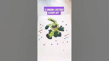 SMILING CRITTERS #scrapeart #smilingcritters #artvideos #acrylicpainting