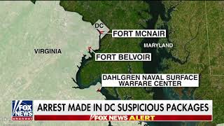 BREAKING: Arrest made in ‘‘DC ‘‘ suspicious packages case