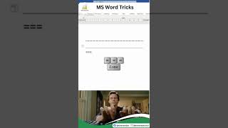 Amazing MS Word Shortcut You Must Know #Shorts #MSWord #MicrosoftWord #education#learning #trending