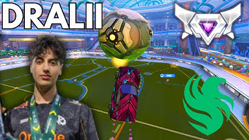 DRALII is UNSTOPPABLE in Rocket League.. (SSL 2v2)