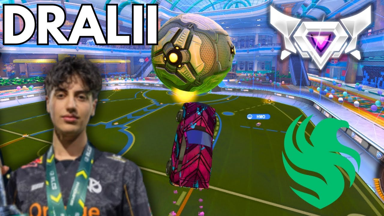 DRALII is UNSTOPPABLE in Rocket League.. (SSL 2v2) - YouTube