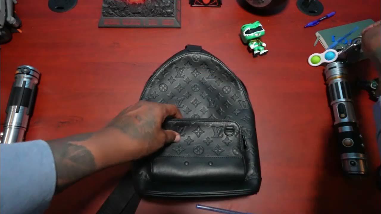 Louis Vuitton LV Racer slingbag monogram new Black Leather ref