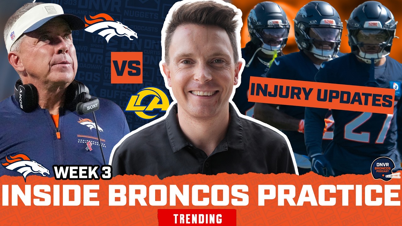 Broncos Running Back Injury News, Rams Stars Keep Dropping, Plan vs Rams & More | Inside Broncos