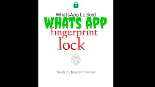 whats app finger print keyse lagaya jata hai in santali screenshot 1