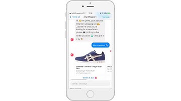 chatShopper Facebook Messenger Fashion Chatbot