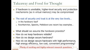 Design of Digital Circuits - Lecture 25: Virtual Memory II (ETH Zürich, Spring 2019)