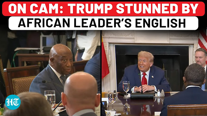 Trump’s Shocking Question To Liberia President After English Speech: ‘Were You Educated?’ | Watch