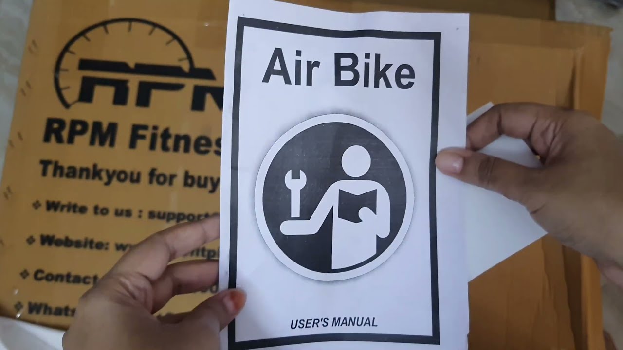 rpm fitness rpm1001 air bike