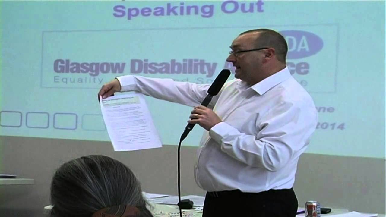 Glasgow Disability Alliance ‘Capacity building’ YouTube
