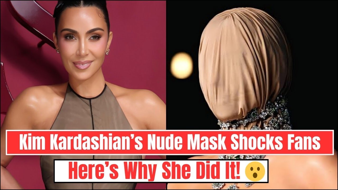 Why Kim Kardashian Covered Her Entire Face at the Academy Museum Gala 😮...