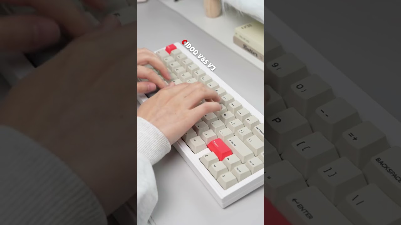 CIDOO V65 65% Wired/Wireless Mechanical Keyboard Gasket Mount Hot-